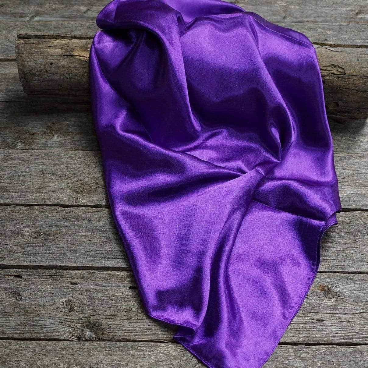 Solid Purple Wild Rag