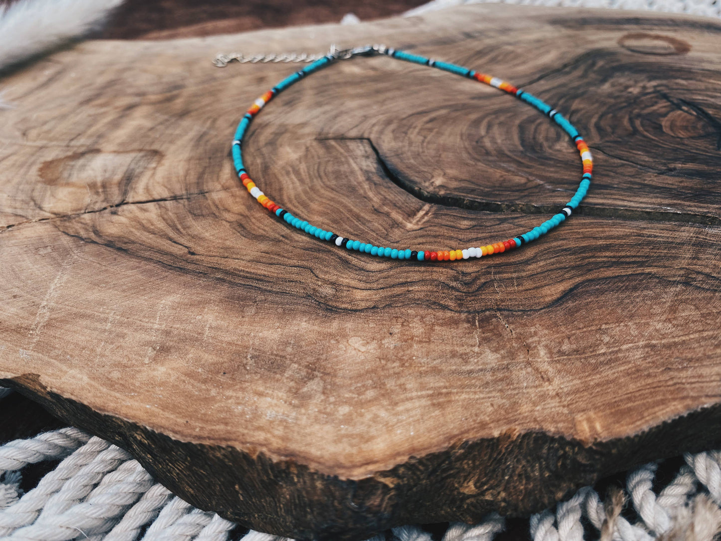 wild western beaded necklace