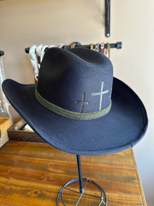 KIDS Black Cross Cowboy