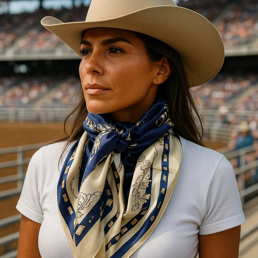 Blue Carriage Wild Rag