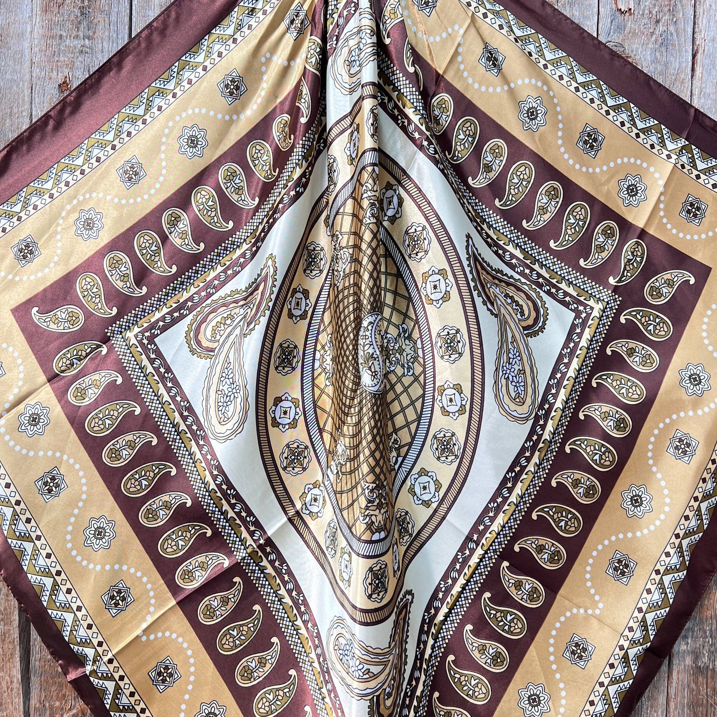 Earth Tones Paisley Wild Rag