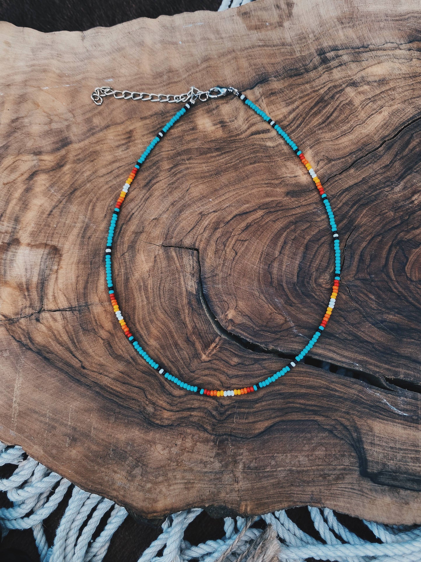 wild western beaded necklace