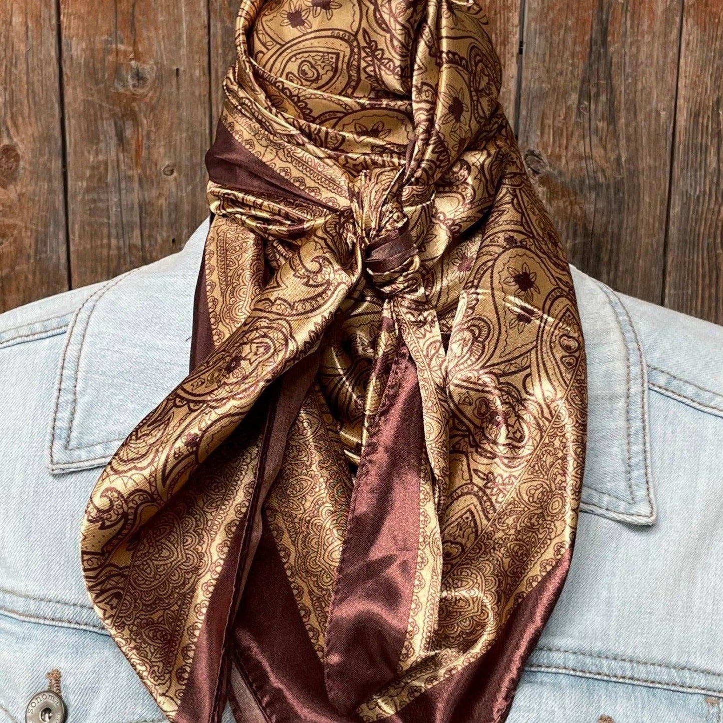 Earth Tones Paisley Wild Rag