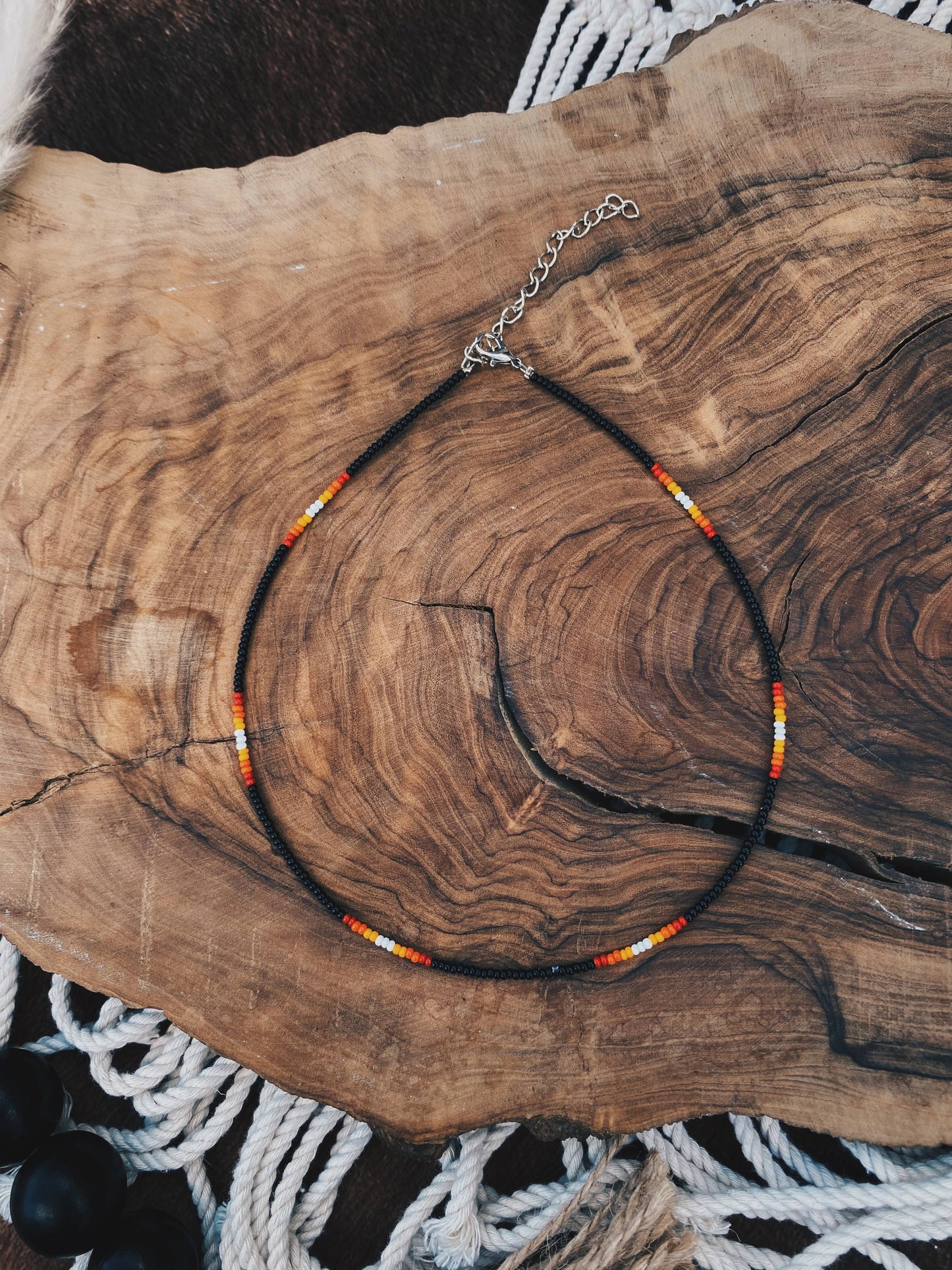 At dawn western beaded necklace