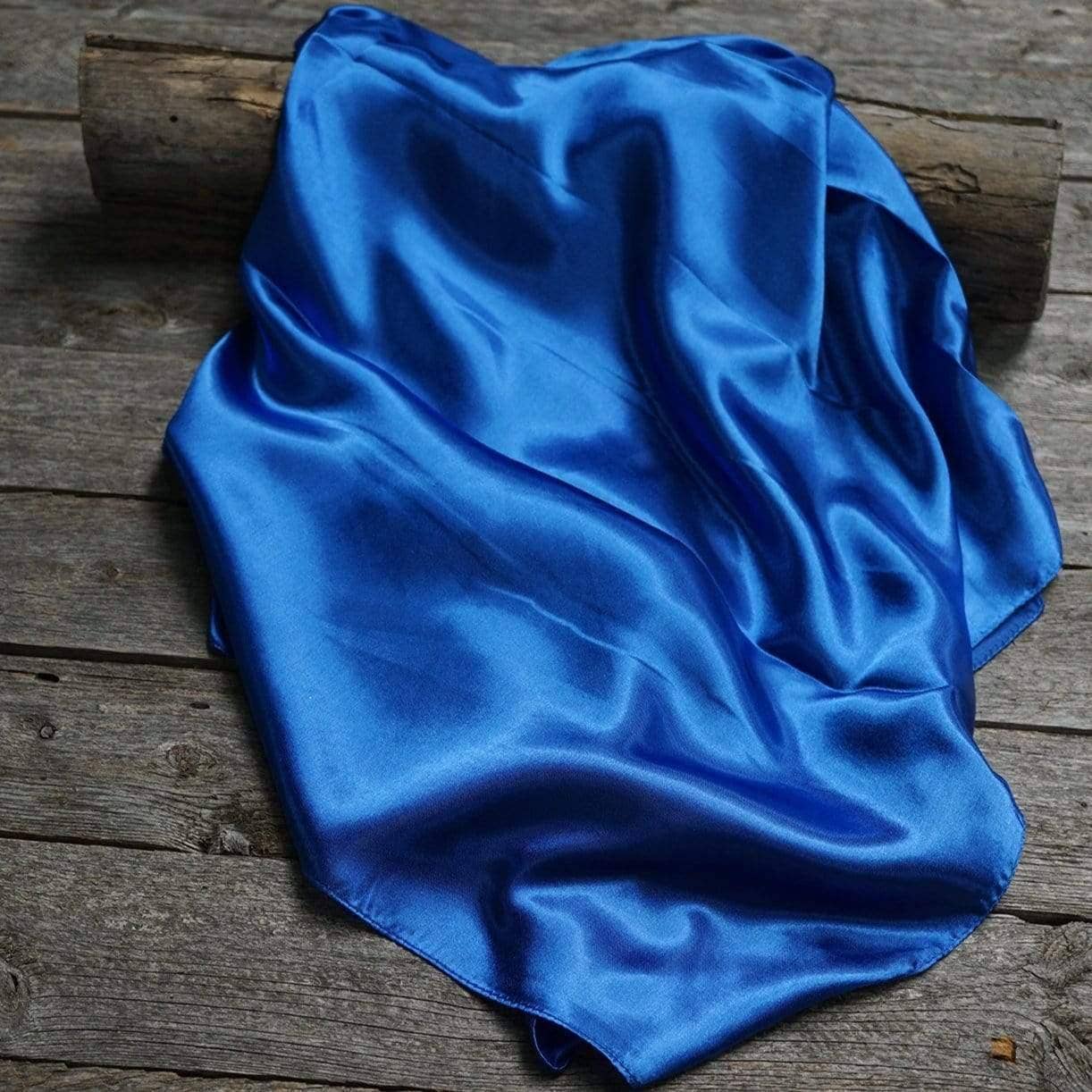 Solid Electric Blue Wild Rag