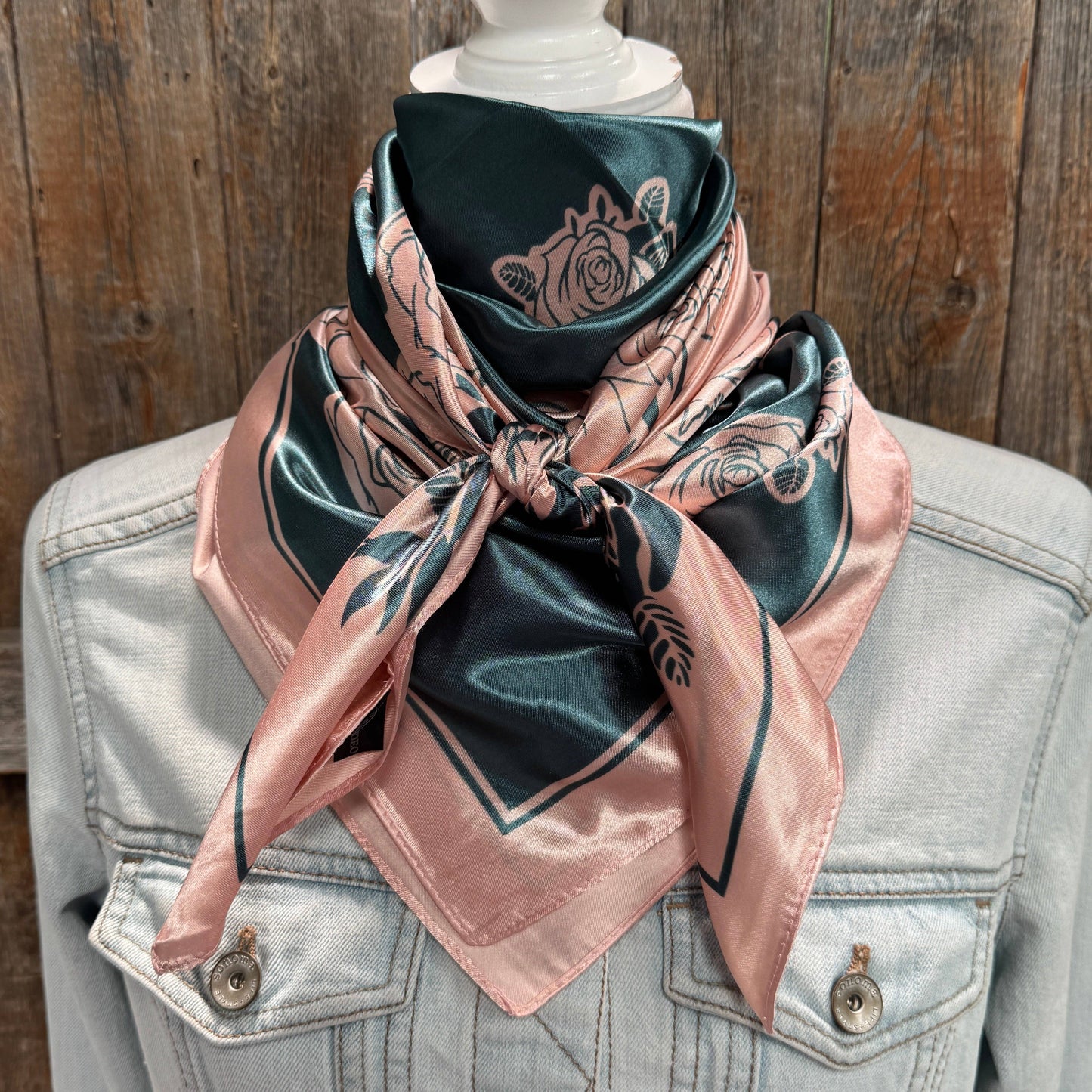 Baby Pink Roses Wild Rag