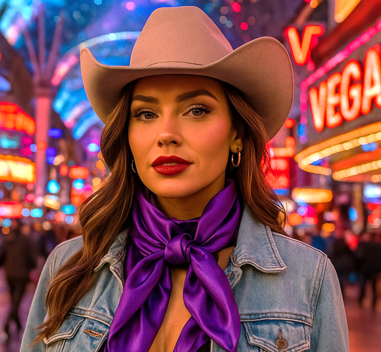 Solid Purple Wild Rag